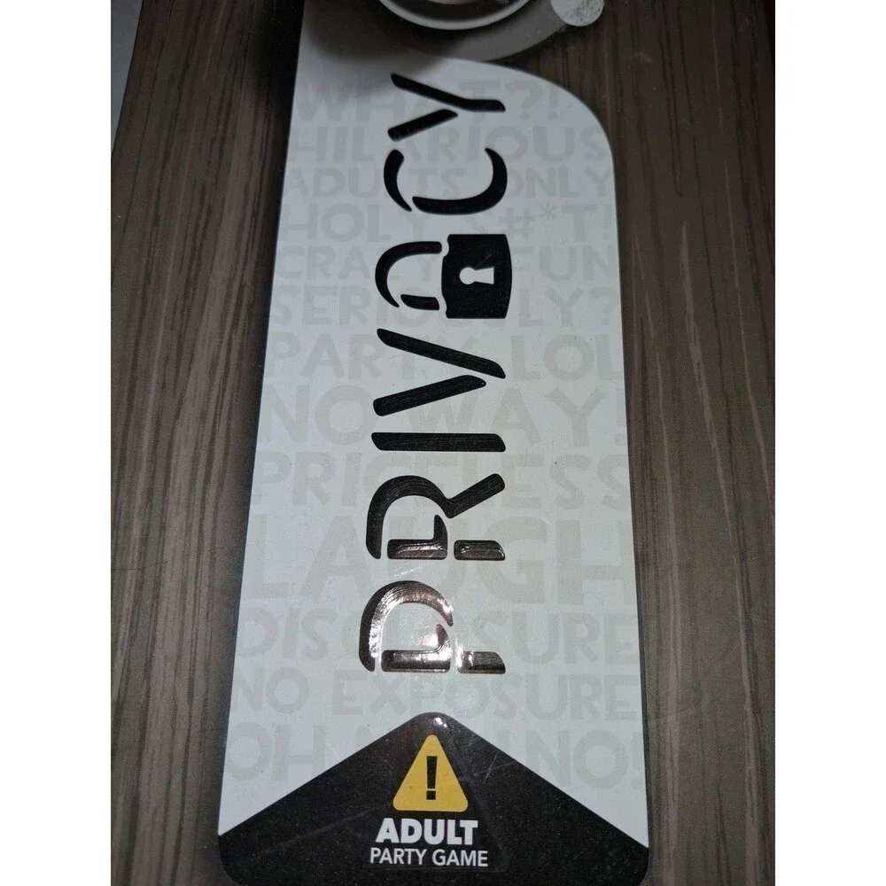 Privacy Adult Party Game Complete USAopoly 2018 Ages 18+ Funny Game Night